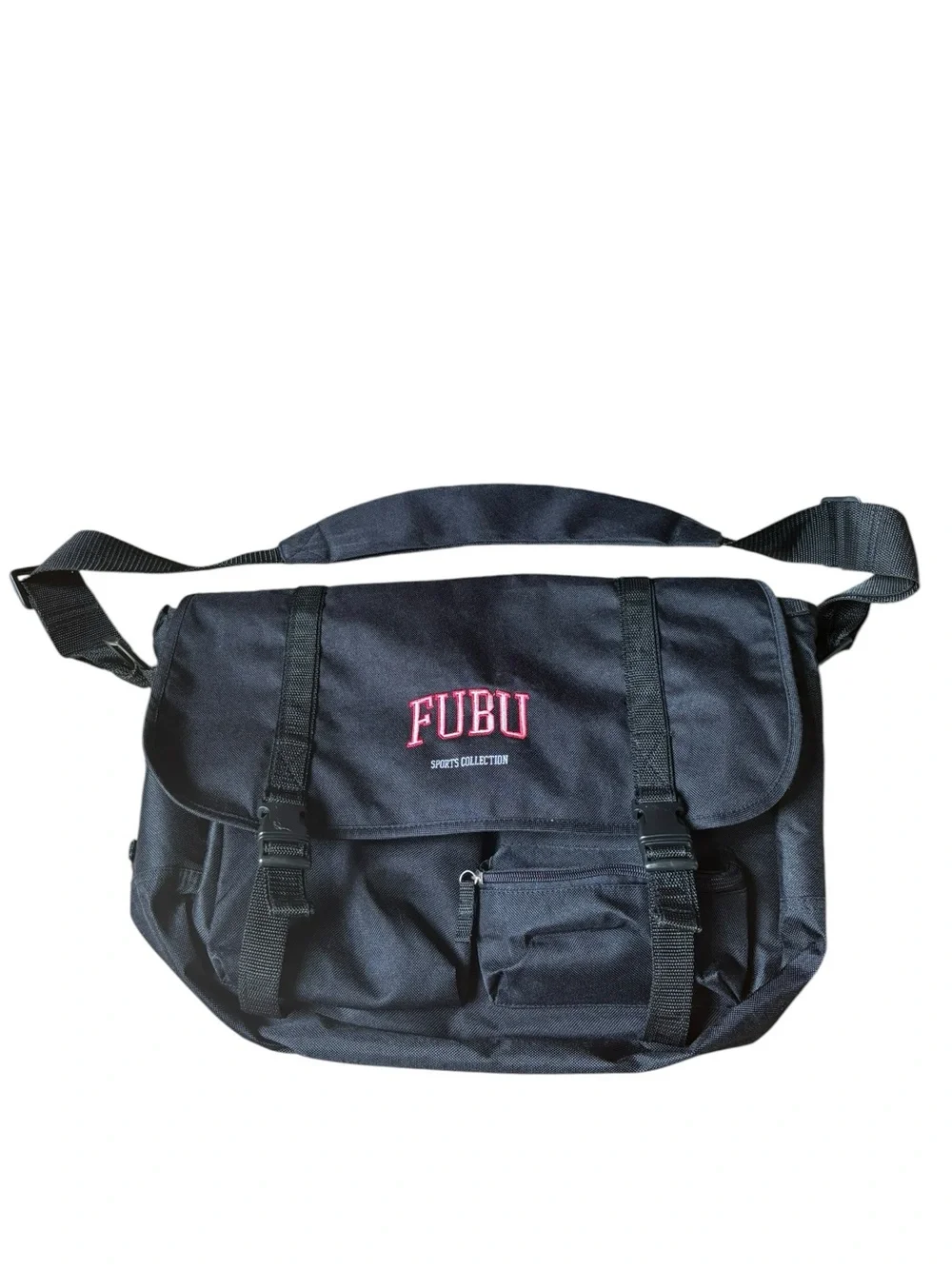 Y2K FUBU Sports Collection Street Wear Utility Crossbody Laptop Bag
